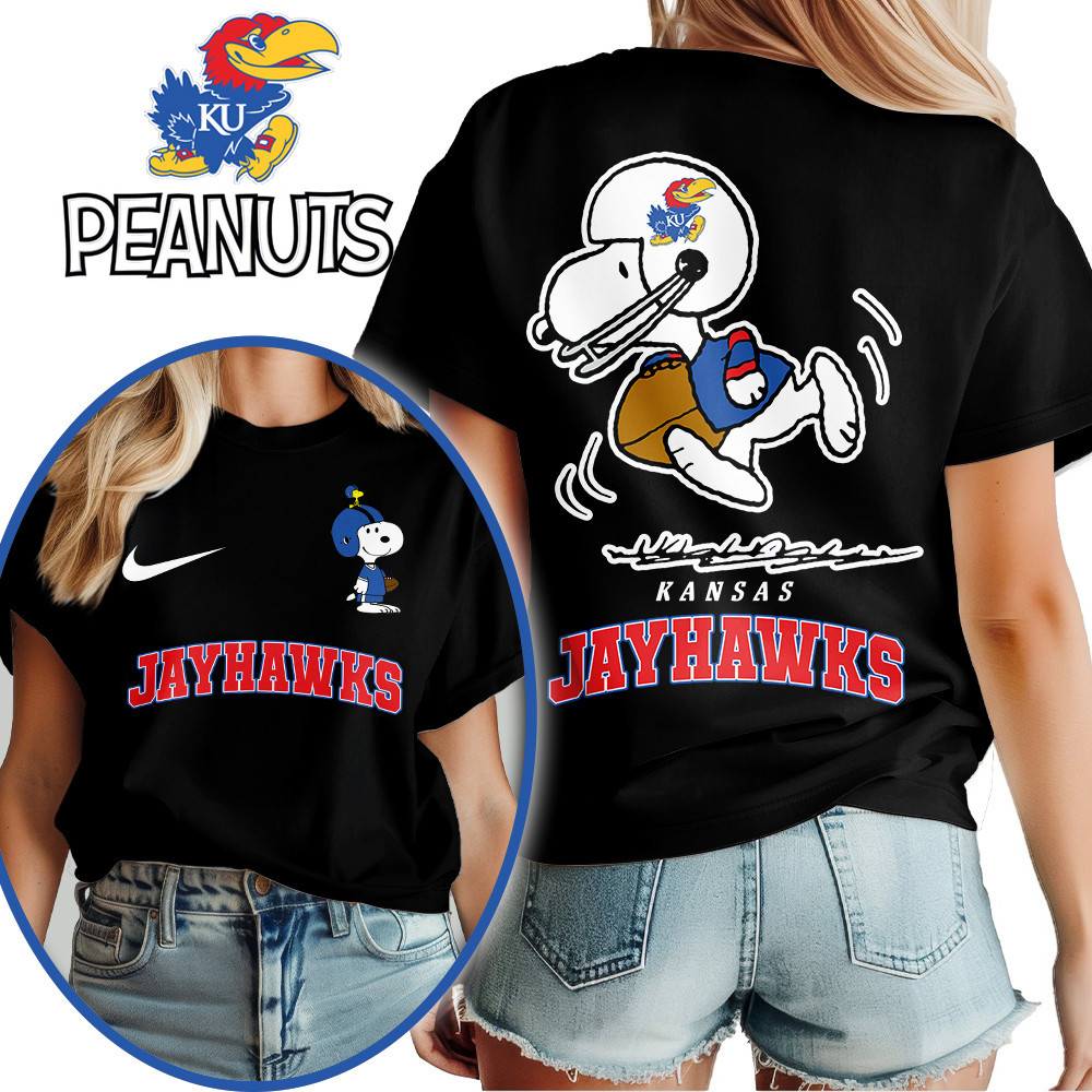 Kansas Jayhawks | Premium NCAA Peanuts Fan 3D Shirt TTH2105219