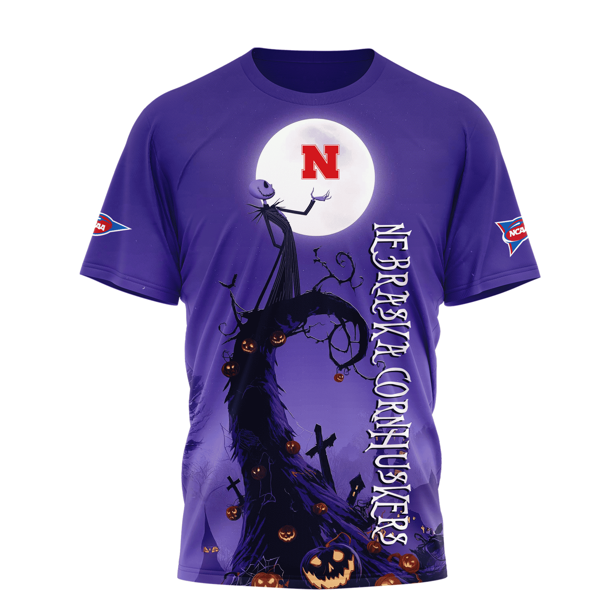 Nebraska Cornhuskers | Premium NCAA Halloween The Nightmare 3D Shirt TTH2105225