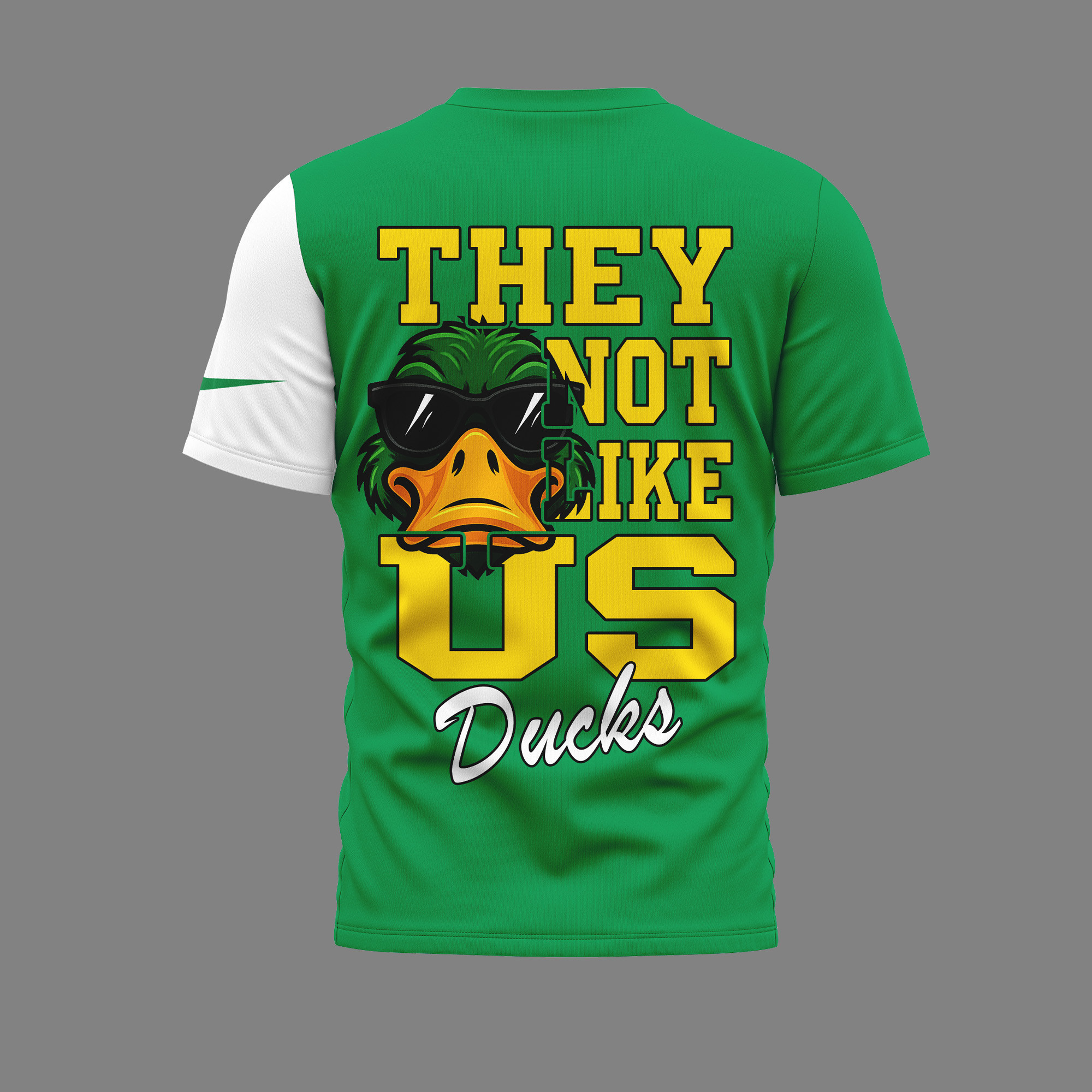 Oregon Ducks | Premium NCAA They Not Like US Mascot Shirt TTH2105231 - Image 2