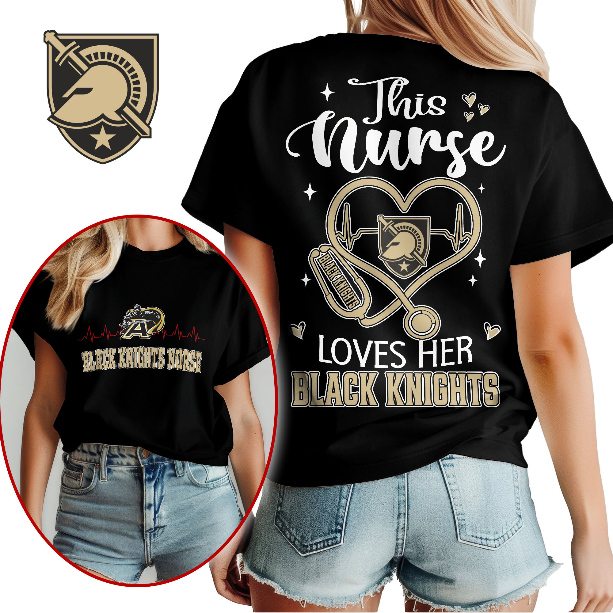 Army Black Knights | Premium Nurse Appreciation Month Women’s Shirt TTH2105224