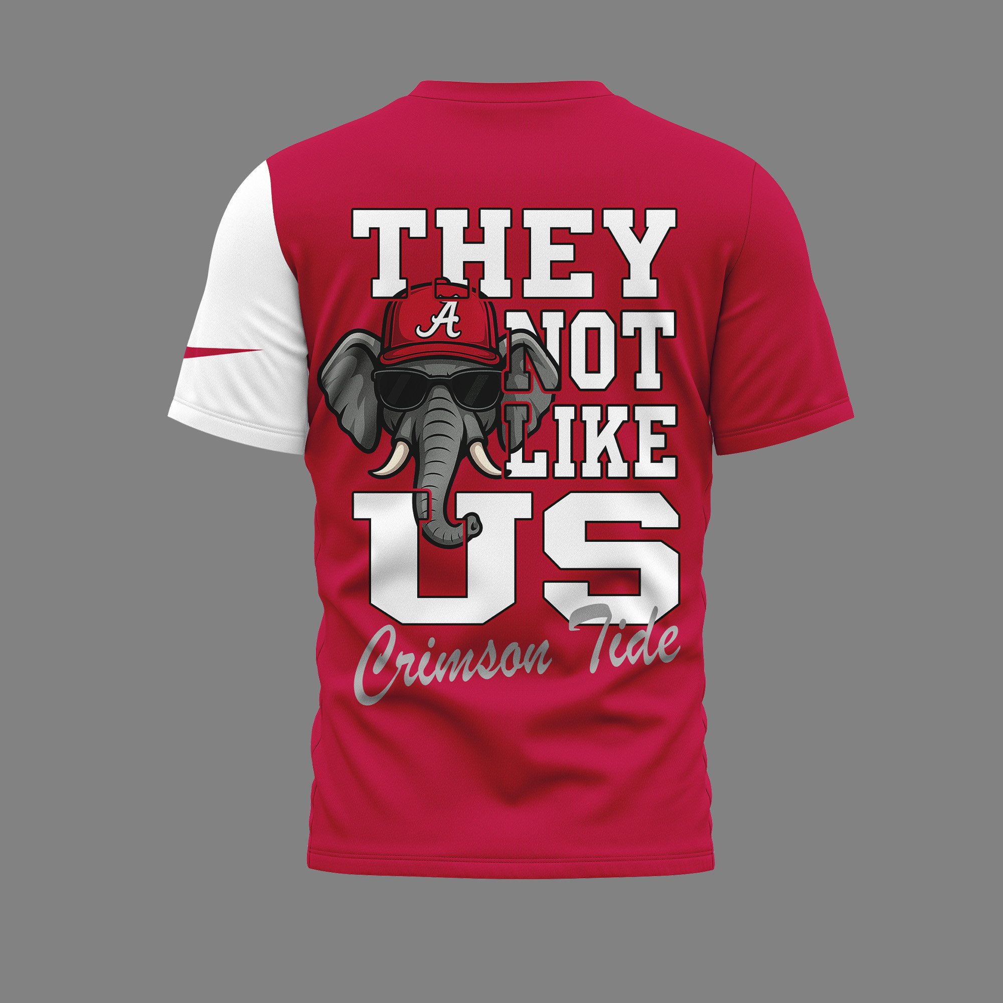 Alabama Crimson Tide | Premium NCAA They Not Like US Mascot Shirt TTH2105231 - Image 2