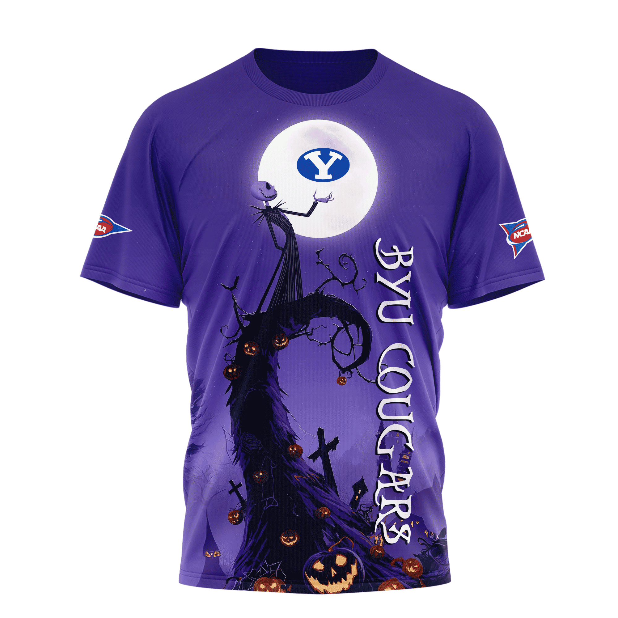 BYU Cougars | Premium NCAA Halloween The Nightmare 3D Shirt TTH2105225