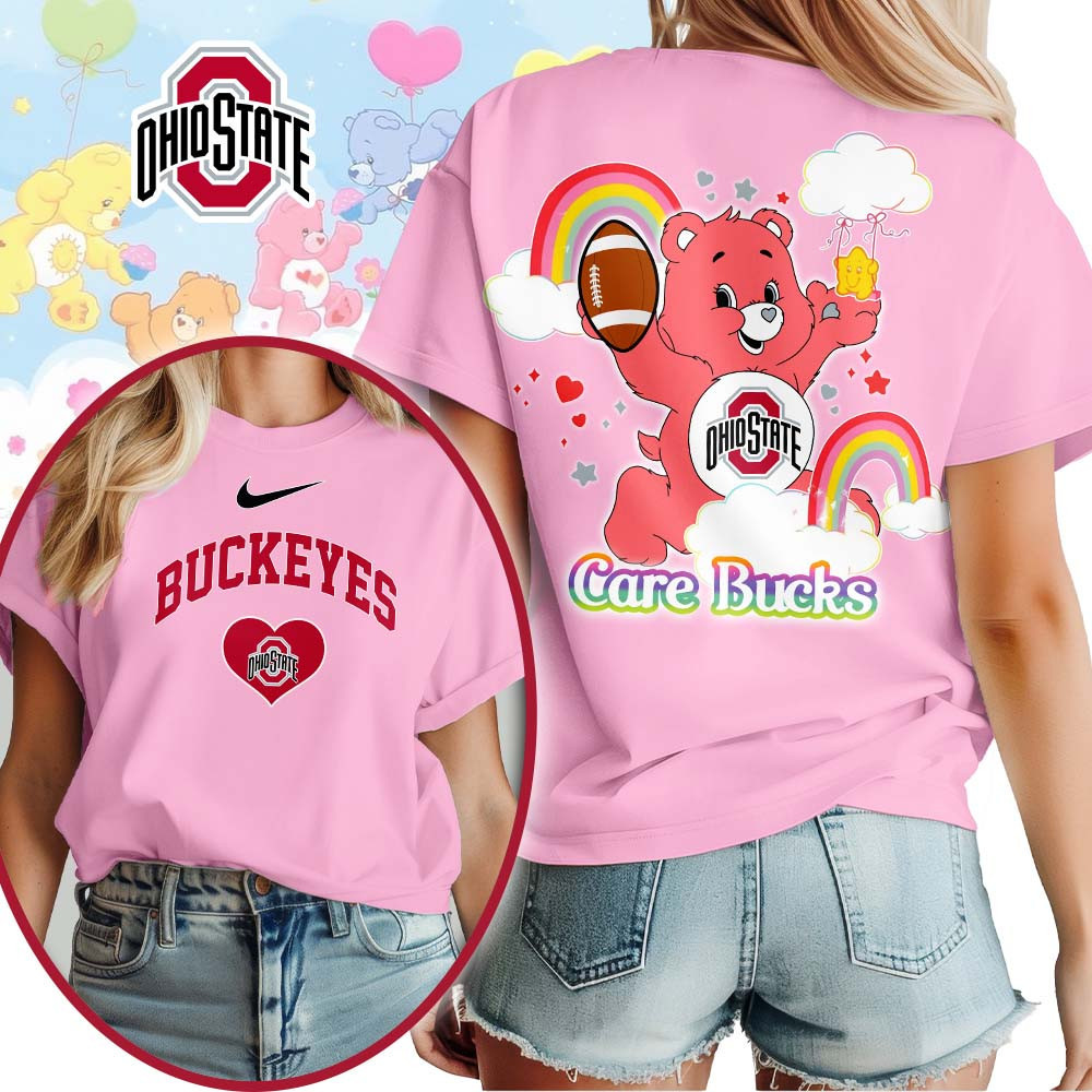 Ohio State Buckeyes | Premium NCAA Care Bears 3D T-Shirt TTH2105223