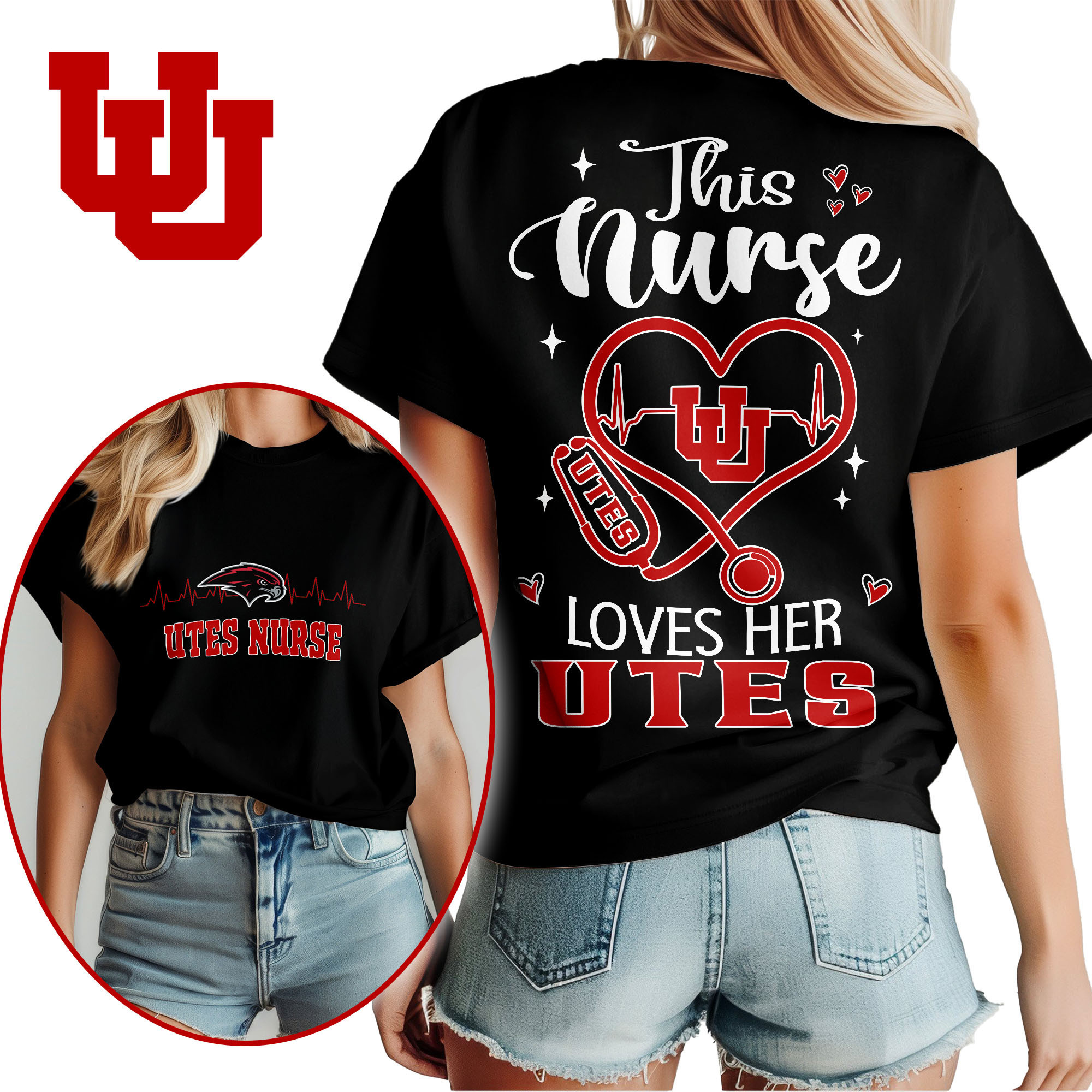 Utah Utes | Premium Nurse Appreciation Month Women’s Shirt TTH2105224