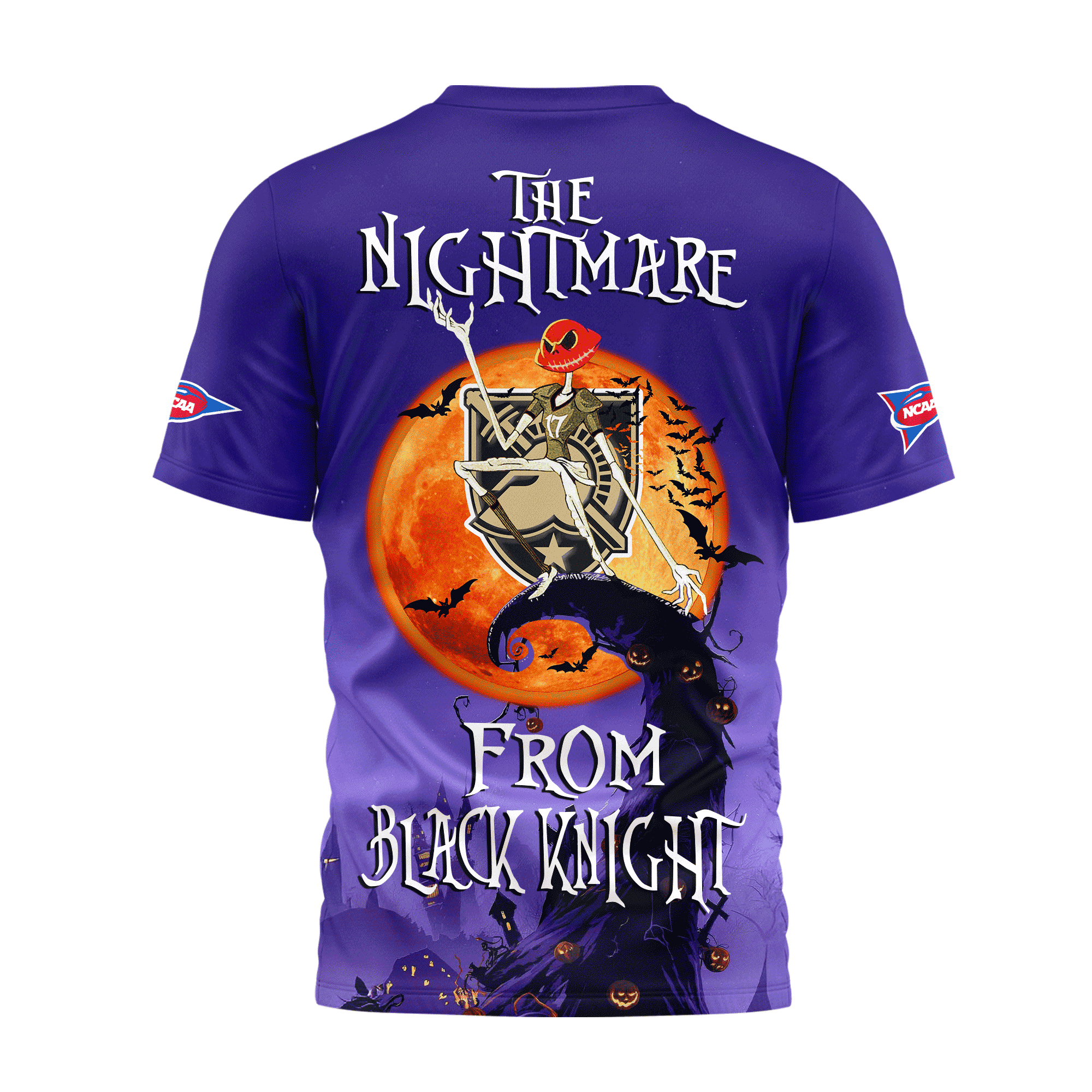 Army Black Knight | Premium NCAA Halloween The Nightmare 3D Shirt TTH2105225 - Image 2