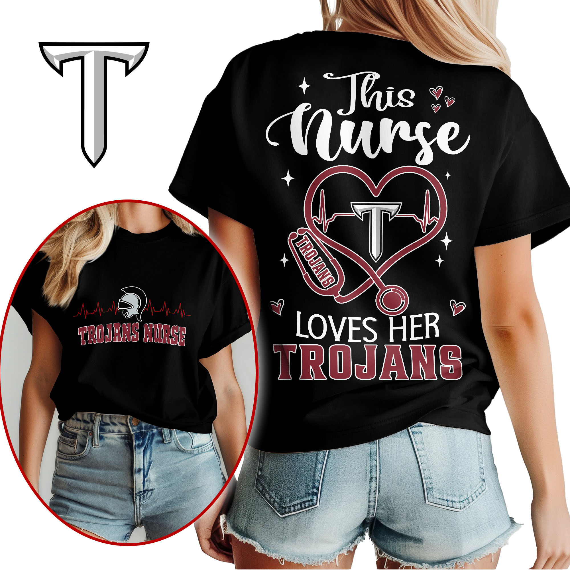 Troy Trojans | Premium Nurse Appreciation Month Women’s Shirt TTH2105224