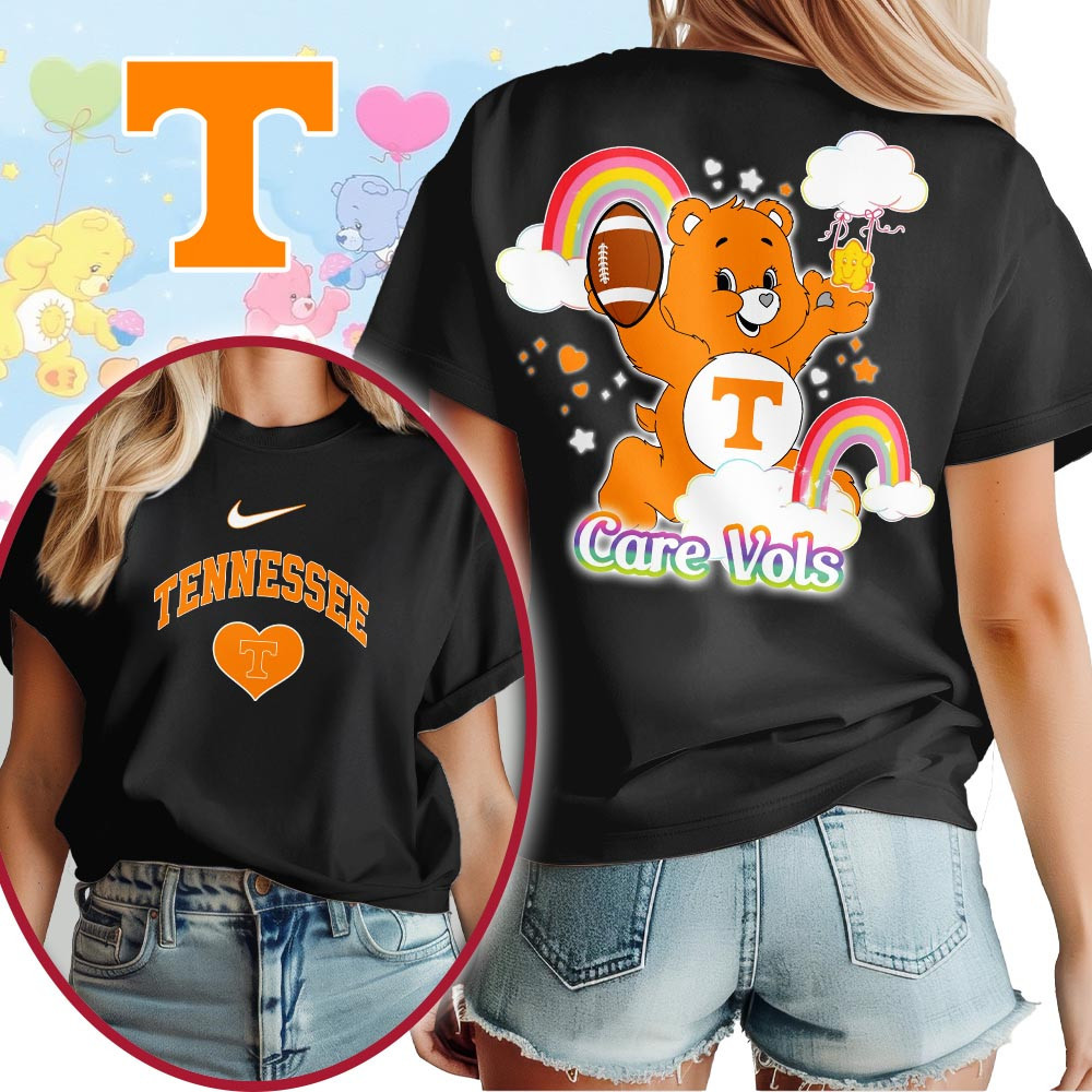 Tennessee Volunteers | Premium NCAA Care Bears 3D T-Shirt TTH2105223 - Image 2