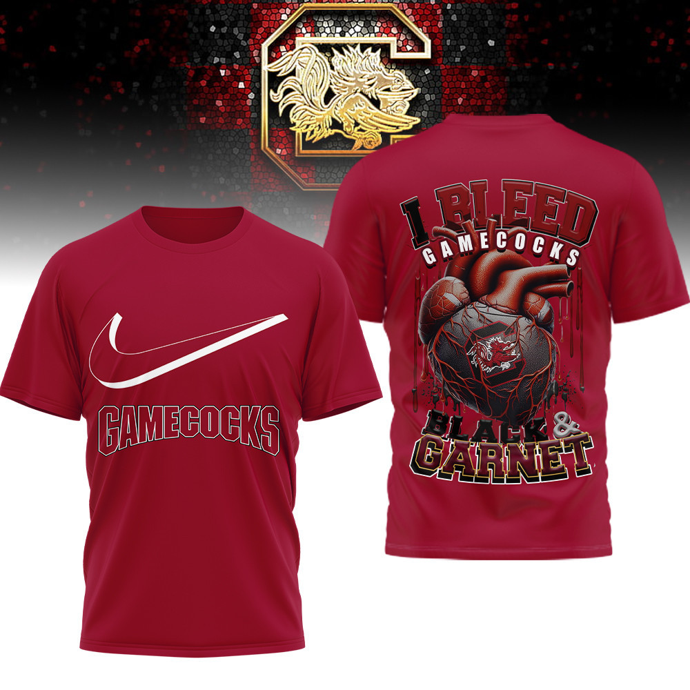 South Carolina Gamecocks | Premium NCAA I Bleed 3D Shirt TTH2105233 - Image 2