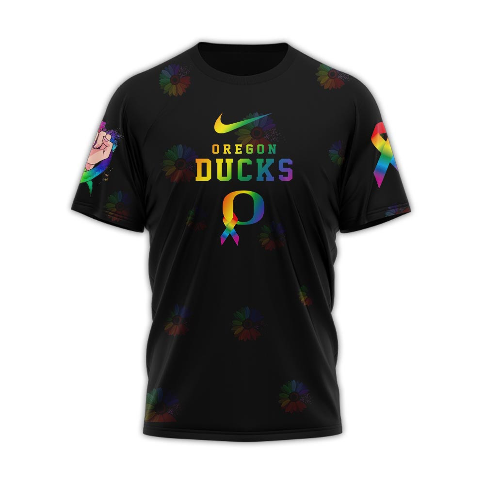 Oregon Ducks | Premium NCAA Fight Cancer In All Colors 3D Shirt TTH2105236