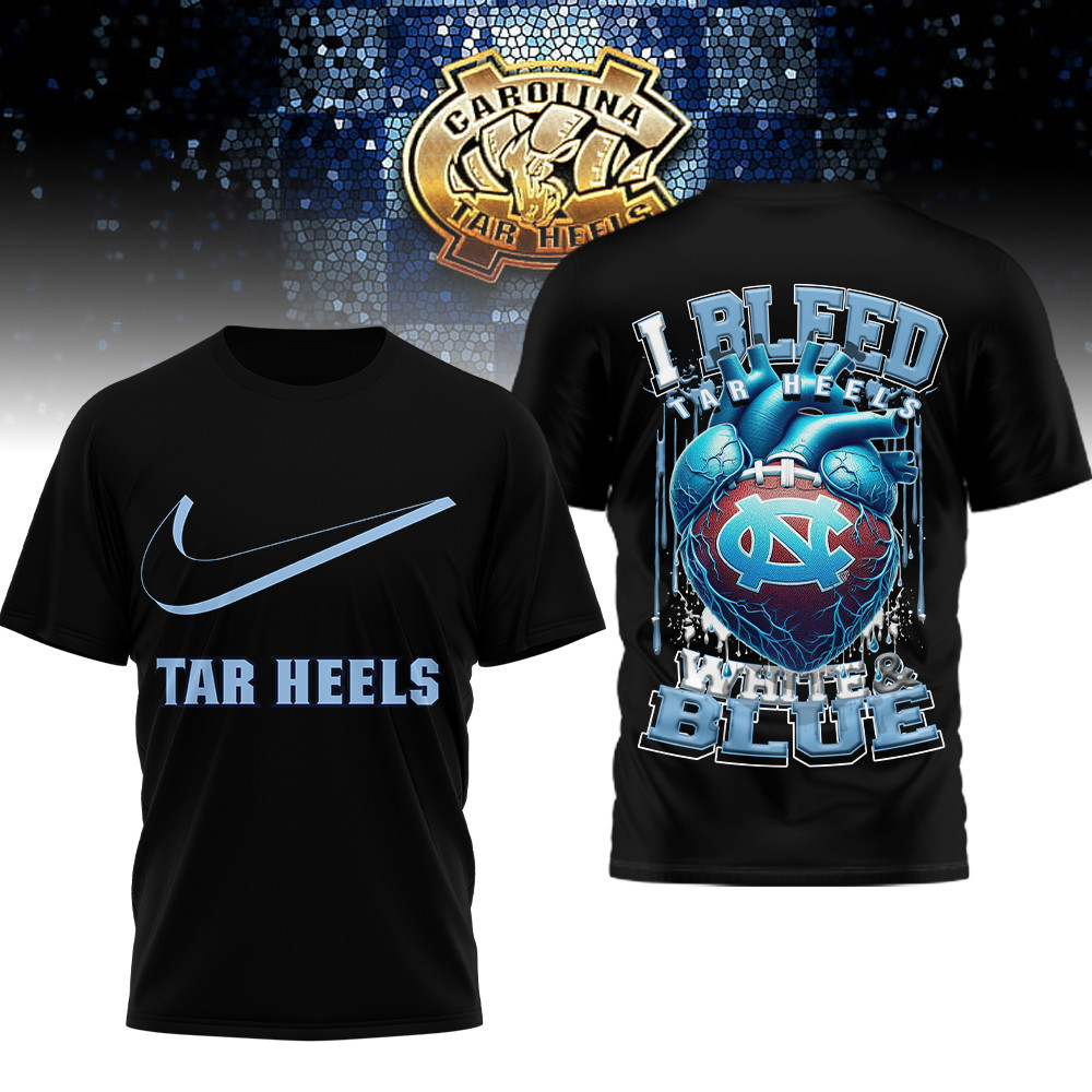 North Carolina Tar Heels | Premium NCAA I Bleed 3D Shirt TTH2105233