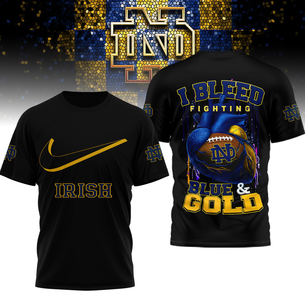 Notre Dame Fighting Irish | Premium NCAA I Bleed 3D Shirt TTH2105233
