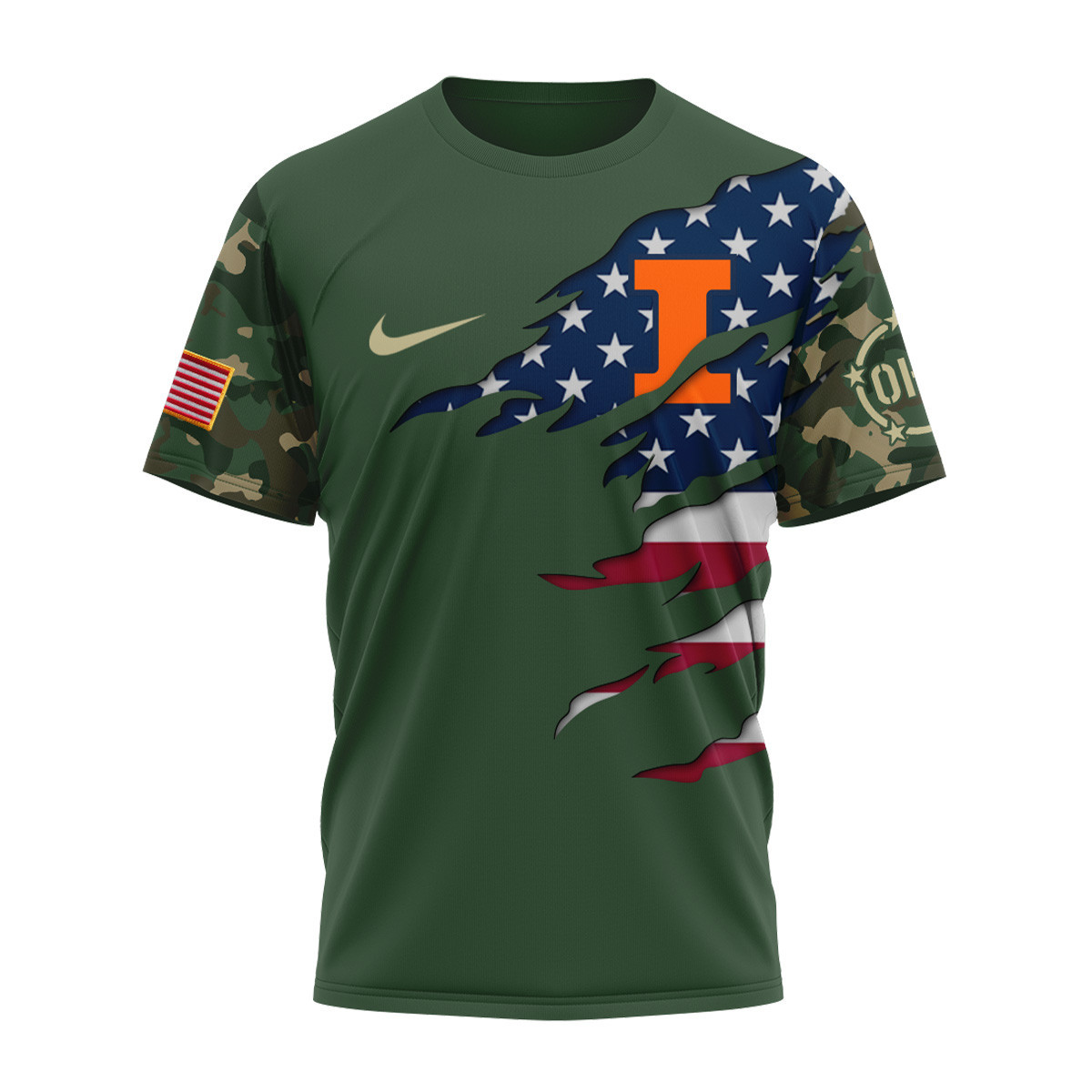 Illinois Fighting Illini | Premium NCAA Veteran T-Shirt TTH2105174