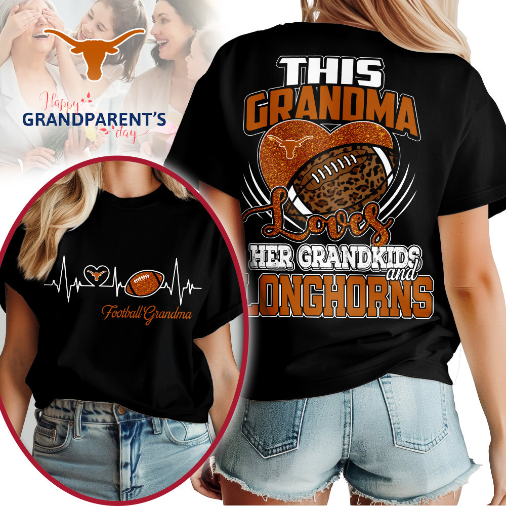 Texas Longhorns | Premium NCAA Grandparents’ Day Women’s Shirt TTH2105247 - Image 2