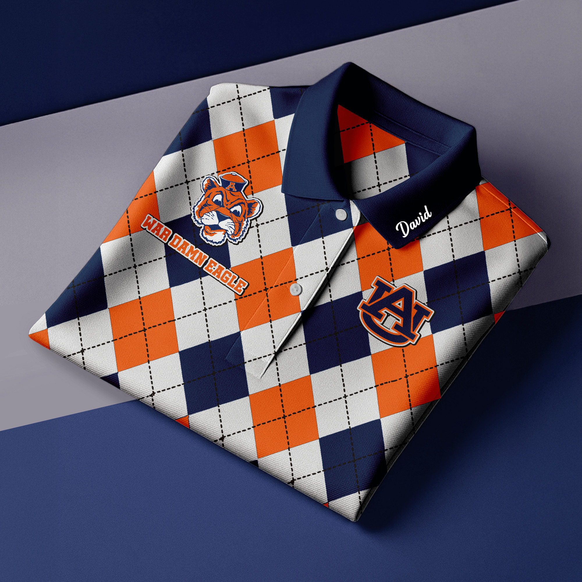 Auburn Tigers | Premium NCAA Men Polo Shirt TTH2105104