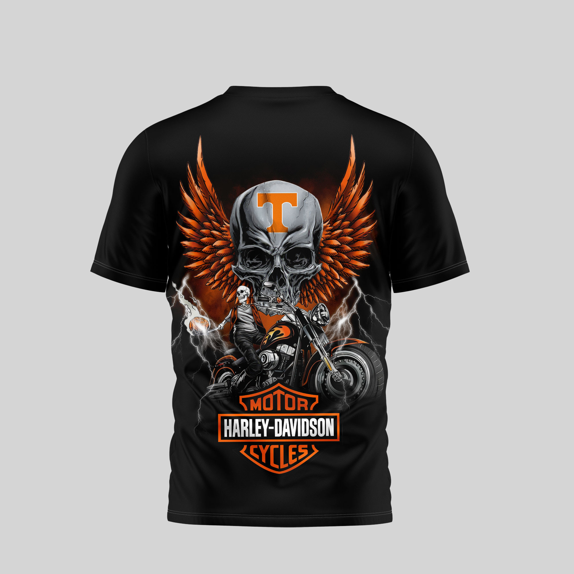Tennessee Volunteers | Premium NCAA Harley Davidson 3D Shirt TTH2105241 - Image 3