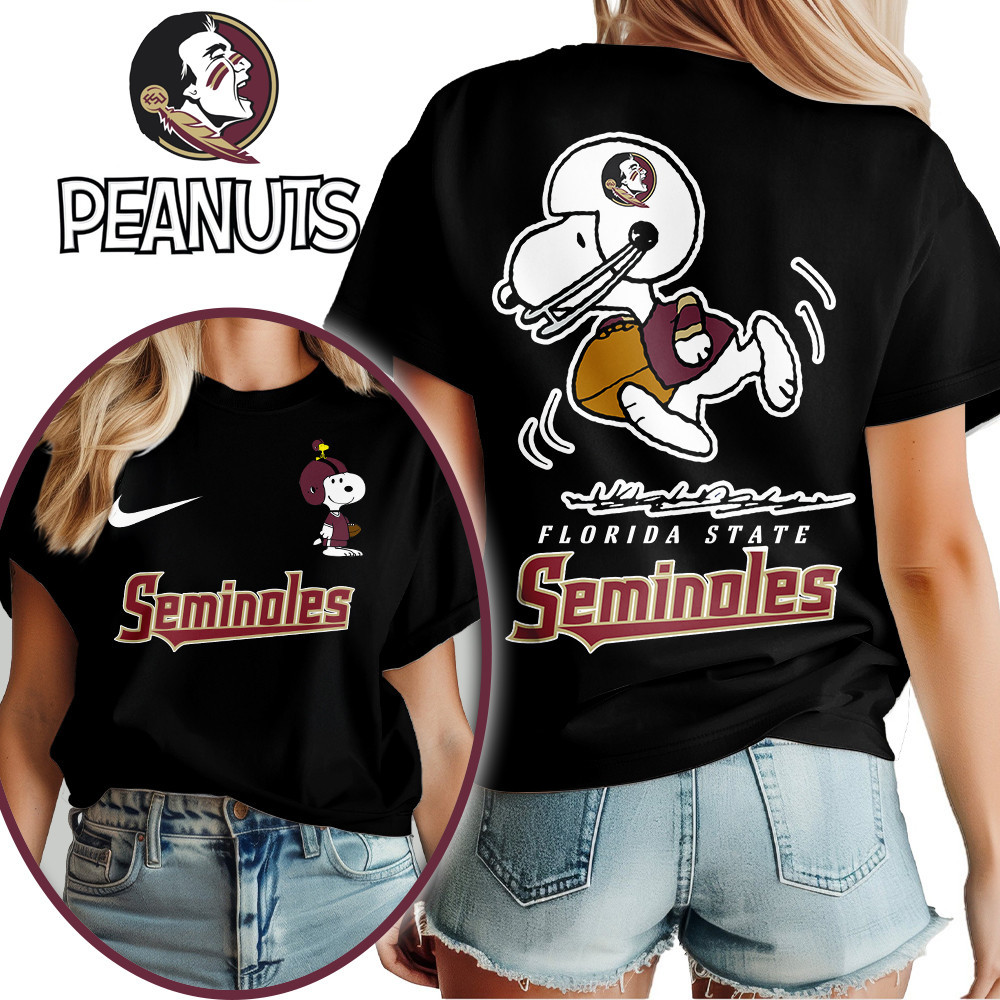 Florida State Seminoles | Premium NCAA Peanuts Fan 3D Shirt TTH2105219