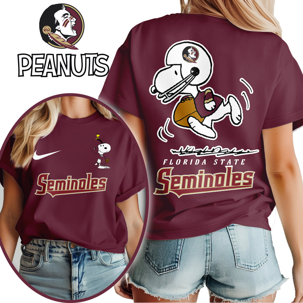 Florida State Seminoles | Premium NCAA Peanuts Fan 3D Shirt TTH2105219 - Image 2