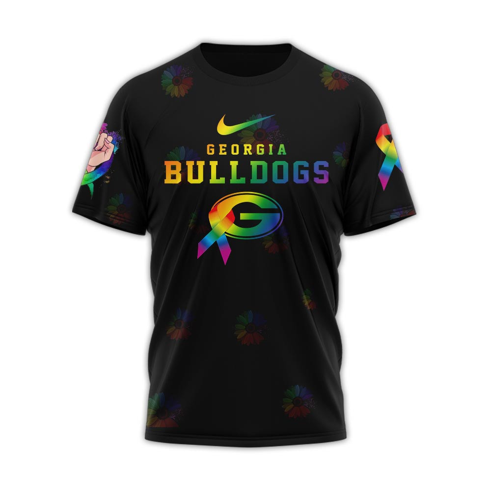 Georgia Bulldogs | Premium NCAA Fight Cancer In All Colors 3D Shirt TTH2105236