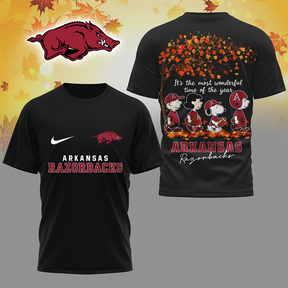 Arkansas Razorbacks | Premium NCAA Fall Season 3D Shirt TTH2105238