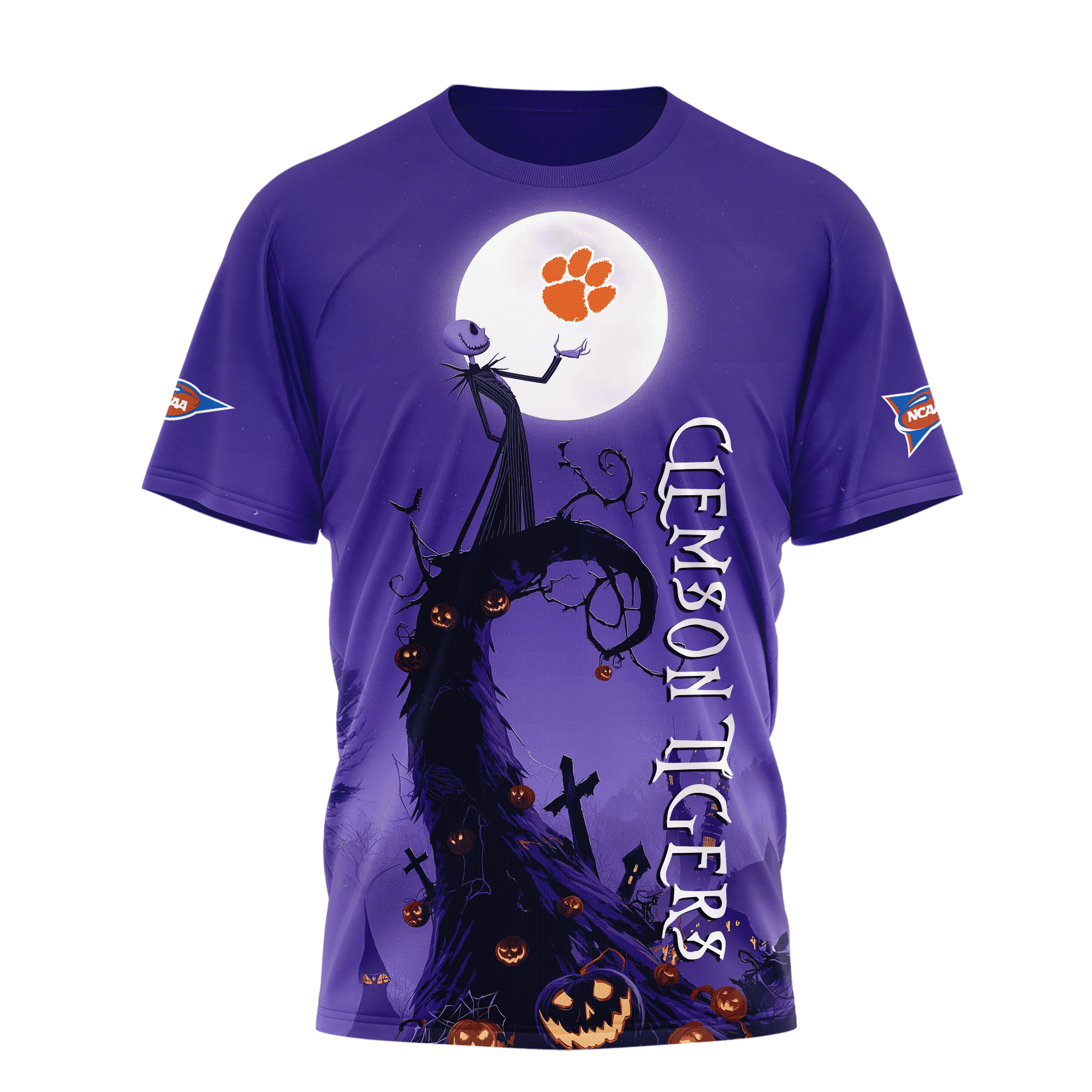 Clemson Tigers | Premium NCAA Halloween The Nightmare 3D Shirt TTH2105225