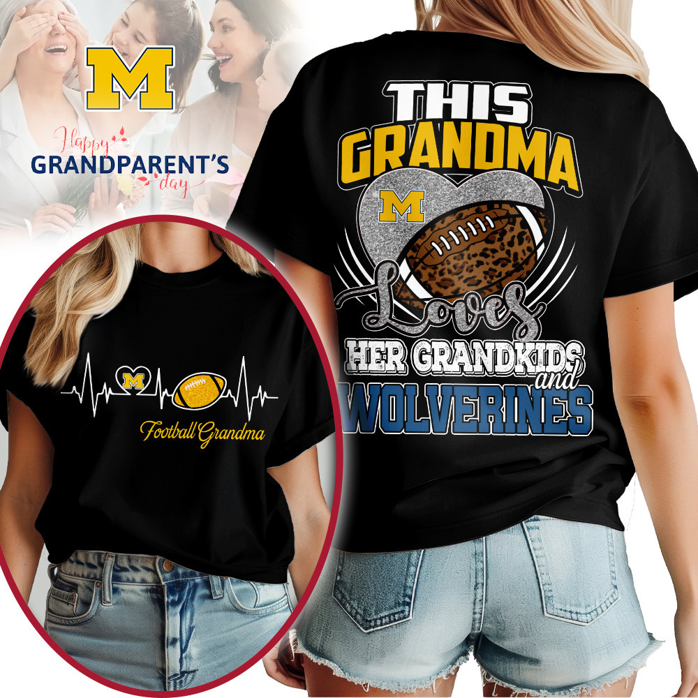 Michigan Wolverines | Premium NCAA Grandparents’ Day Women’s Shirt TTH2105247 - Image 2
