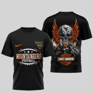 West Virginia Mountaineers | Premium NCAA Harley Davidson 3D Shirt TTH2105241