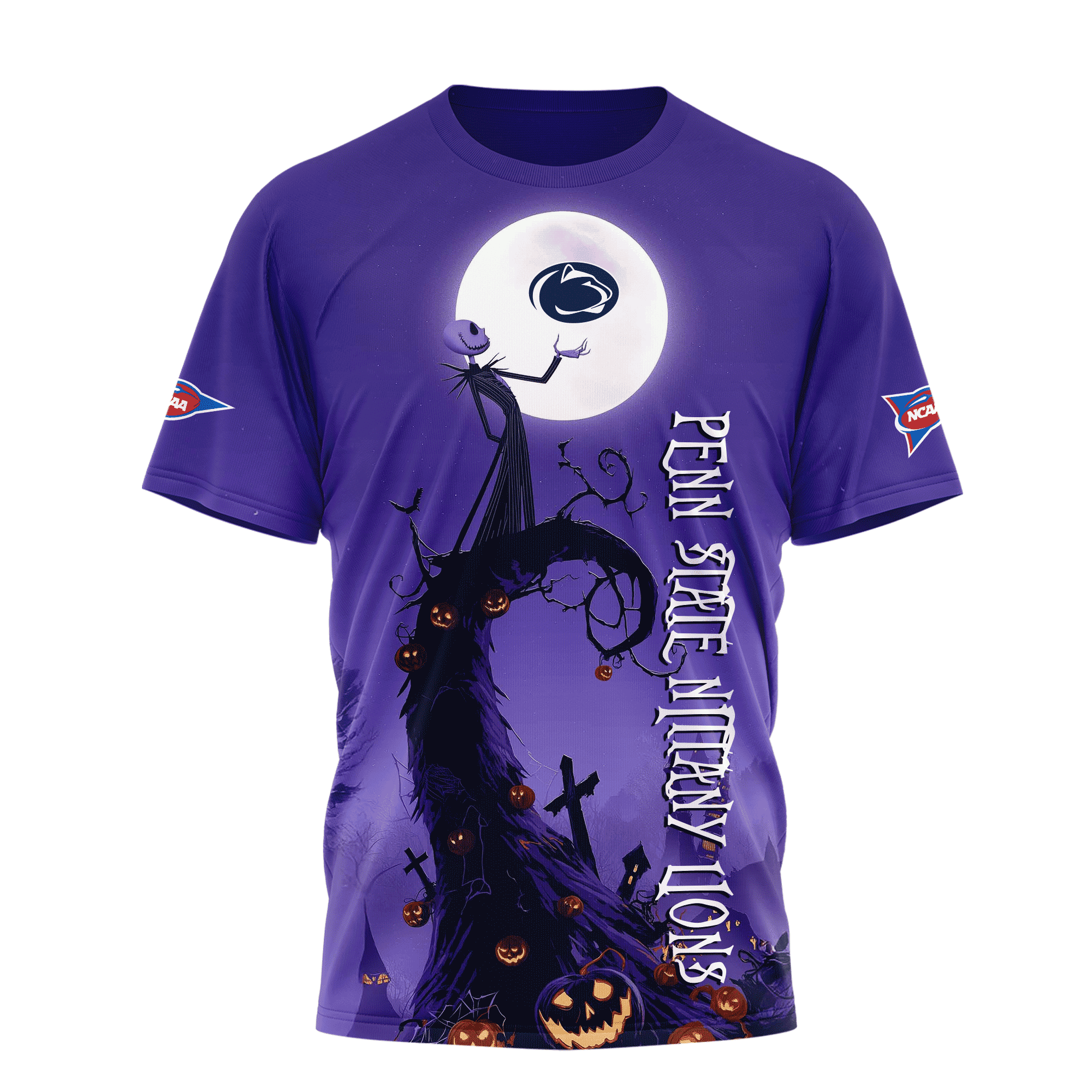 Penn State Nittany Lions | Premium NCAA Halloween The Nightmare 3D Shirt TTH2105225