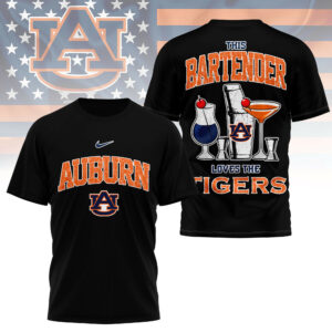 Auburn Tigers | Premium NCAA Bartender Fan 3D Shirt TTH2105243