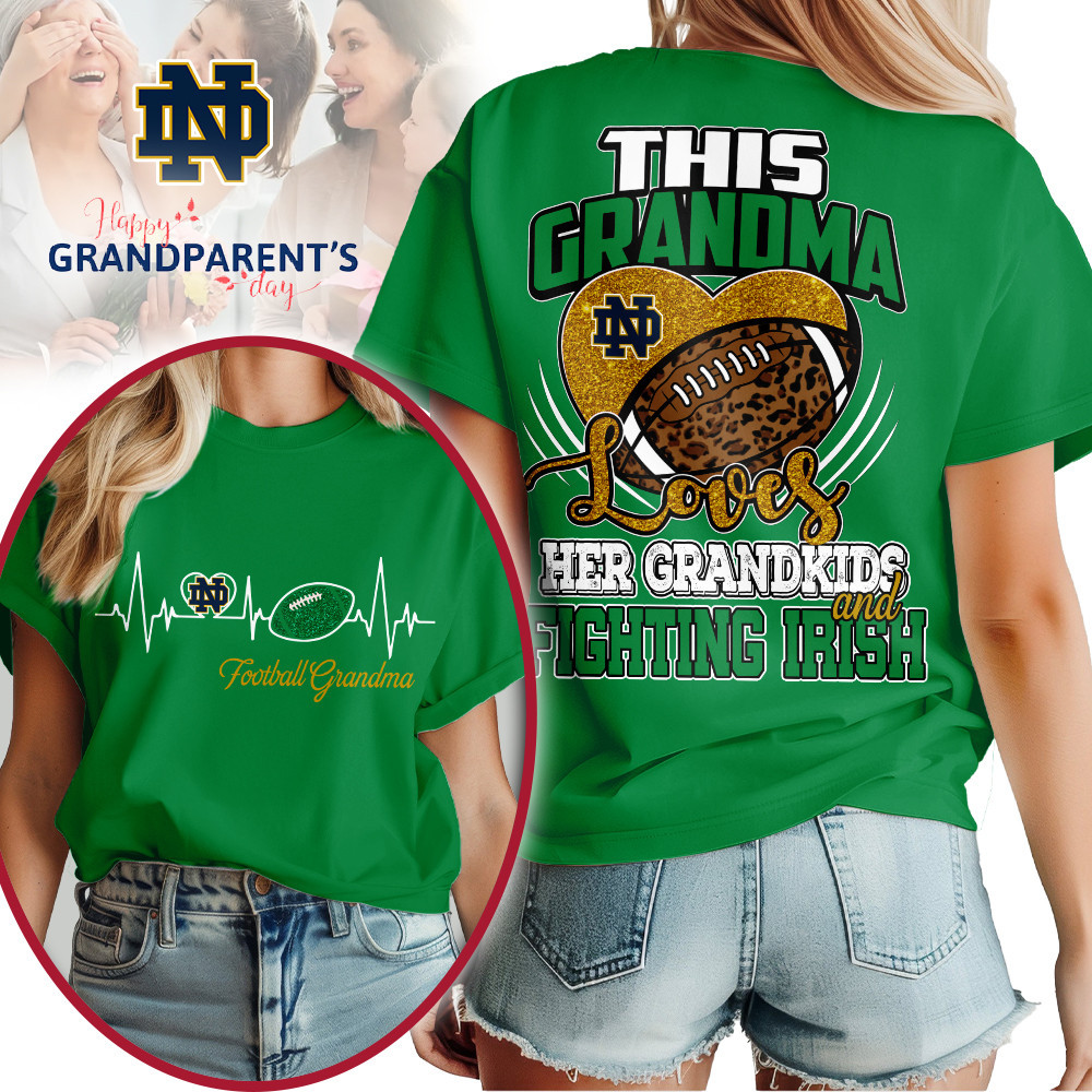 Notre Dame Fighting Irish | Premium NCAA Grandparents’ Day Women’s Shirt TTH2105247