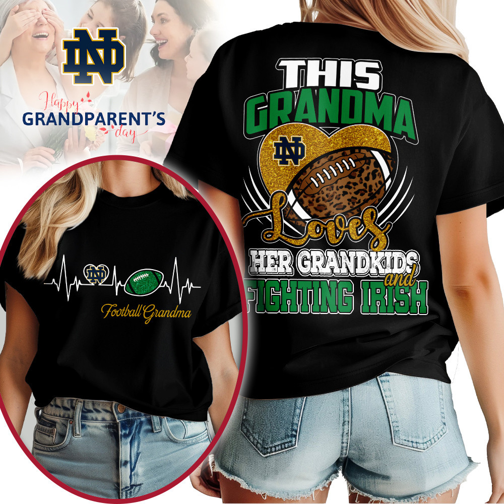 Notre Dame Fighting Irish | Premium NCAA Grandparents’ Day Women’s Shirt TTH2105247 - Image 2