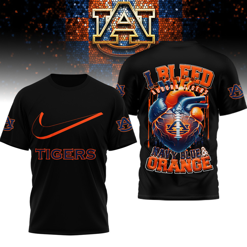 Auburn Tigers | Premium NCAA I Bleed 3D Shirt TTH2105233