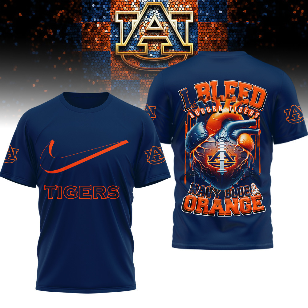 Auburn Tigers | Premium NCAA I Bleed 3D Shirt TTH2105233 - Image 2
