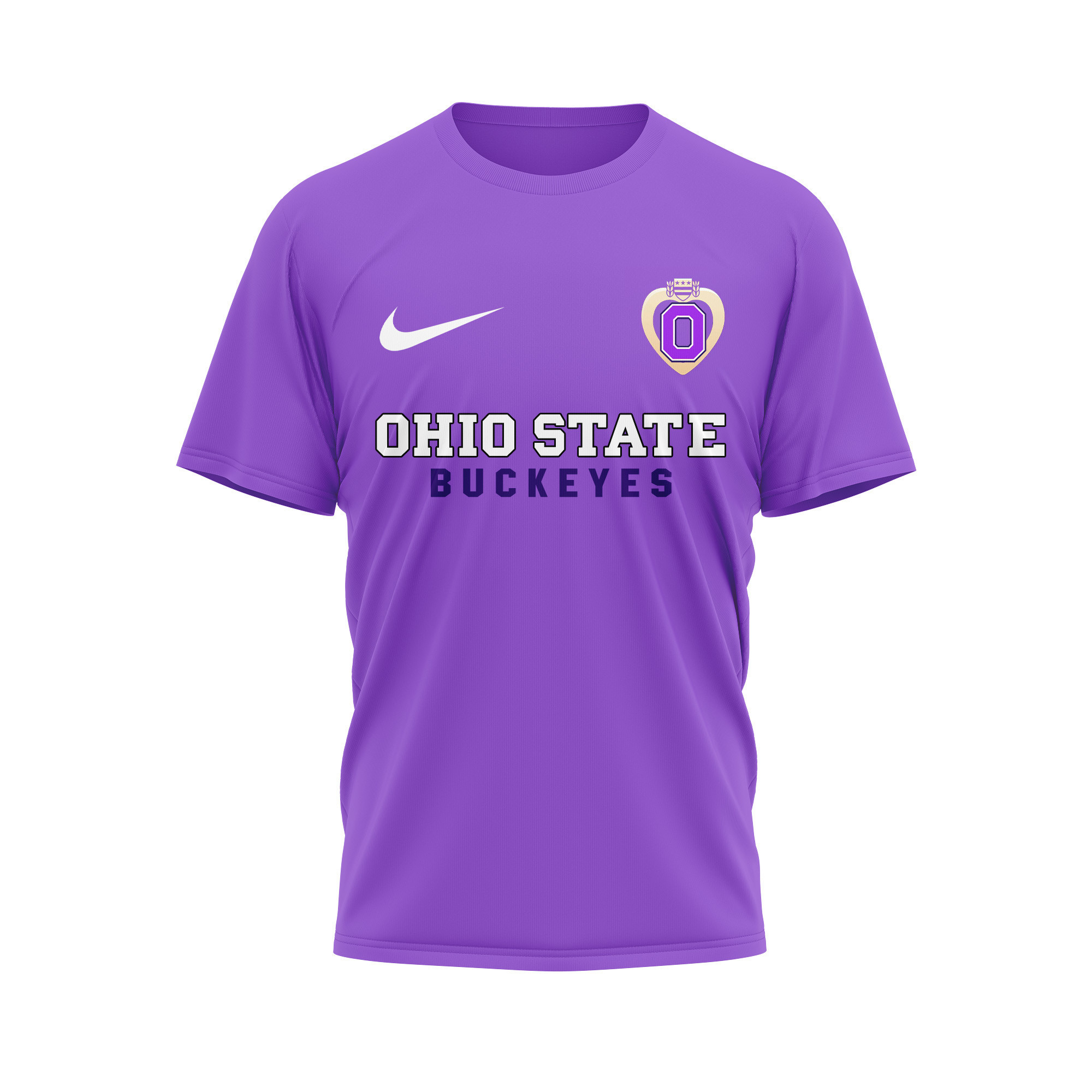 Ohio State Buckeyes | Premium NCAA Purple Heart Day 3D Shirt TTH2105246