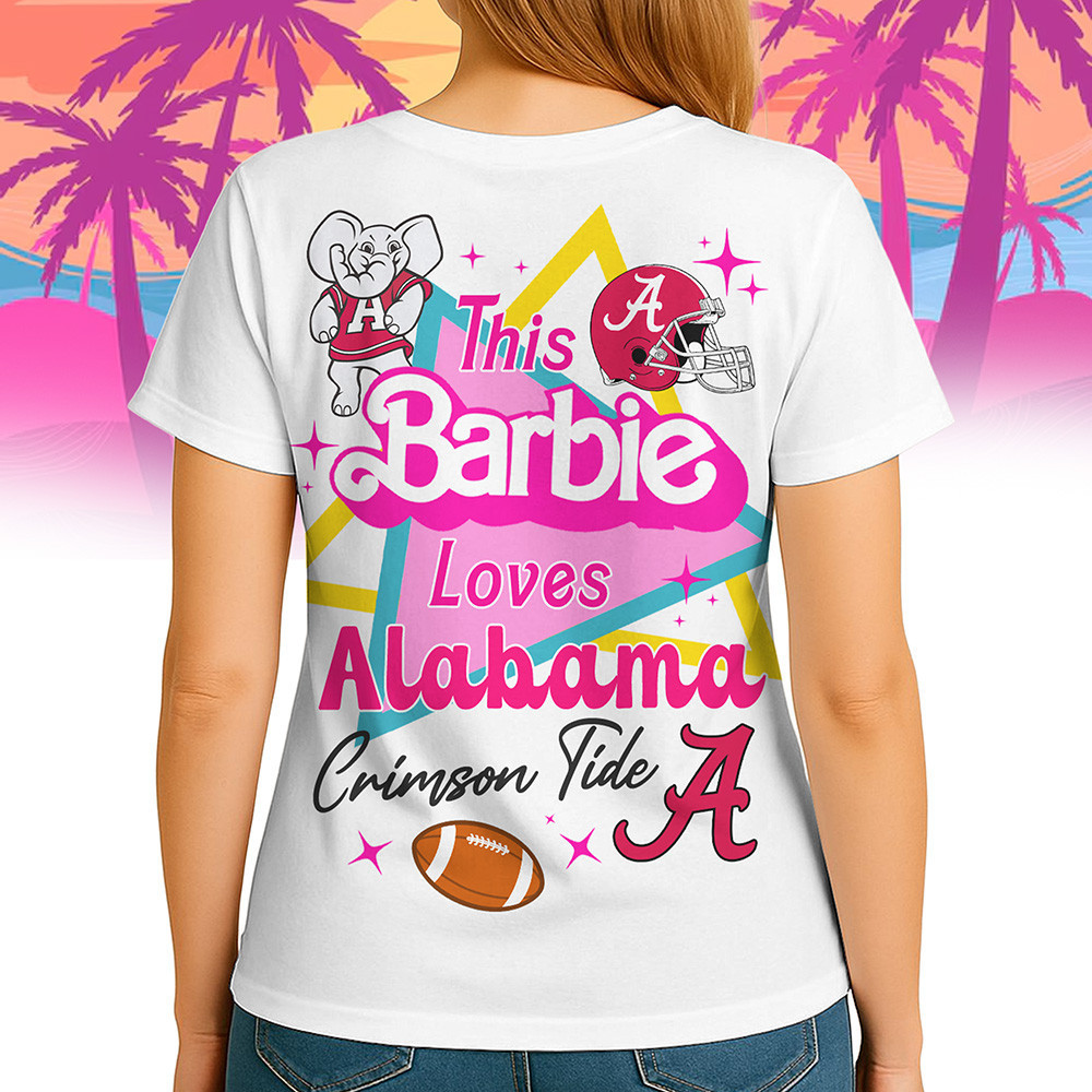 Alabama Crimson Tide | Premium NCAA Barbie Shirt TTH2105249 - Image 2