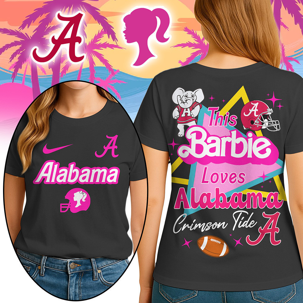 Alabama Crimson Tide | Premium NCAA Barbie Shirt TTH2105249 - Image 3
