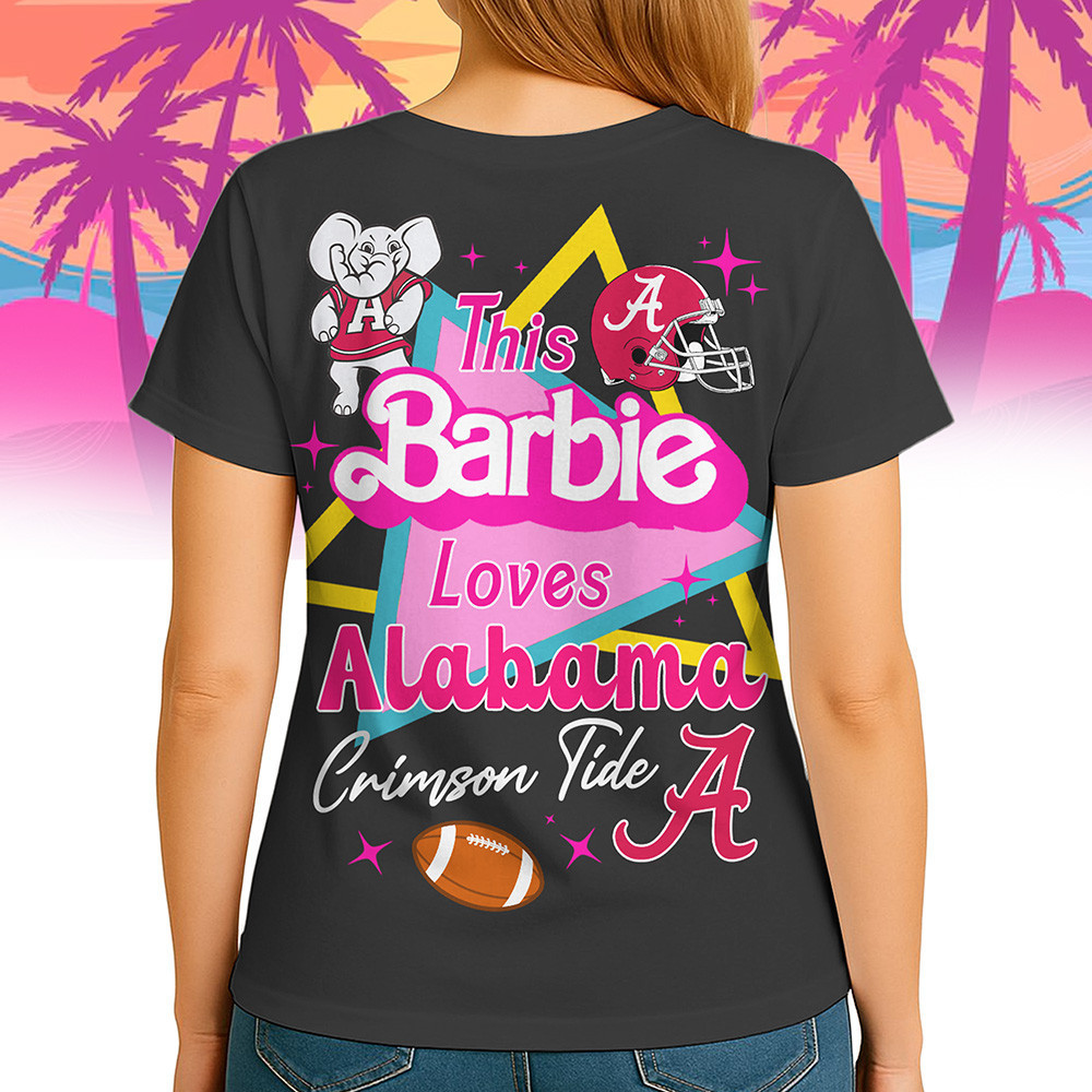 Alabama Crimson Tide | Premium NCAA Barbie Shirt TTH2105249 - Image 4