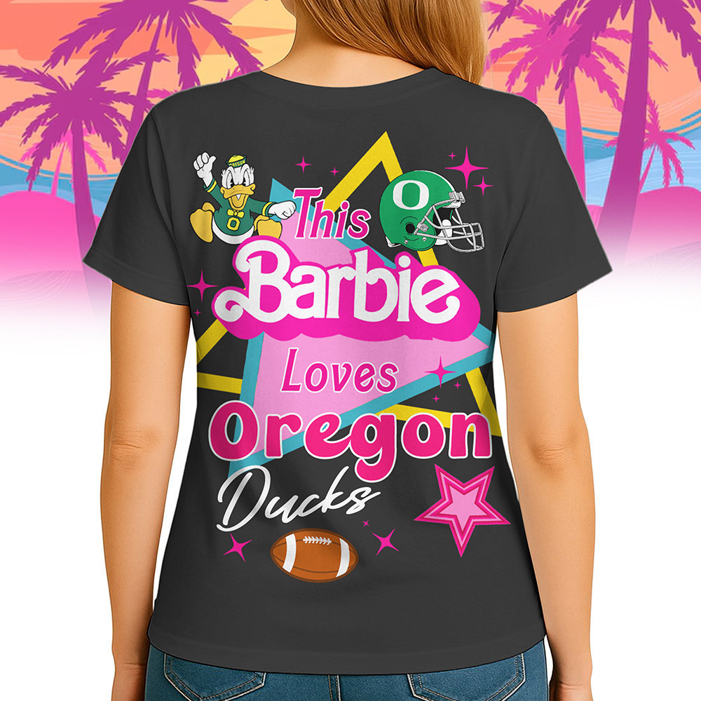 Oregon Ducks | Premium NCAA Barbie Shirt TTH2105249 - Image 5