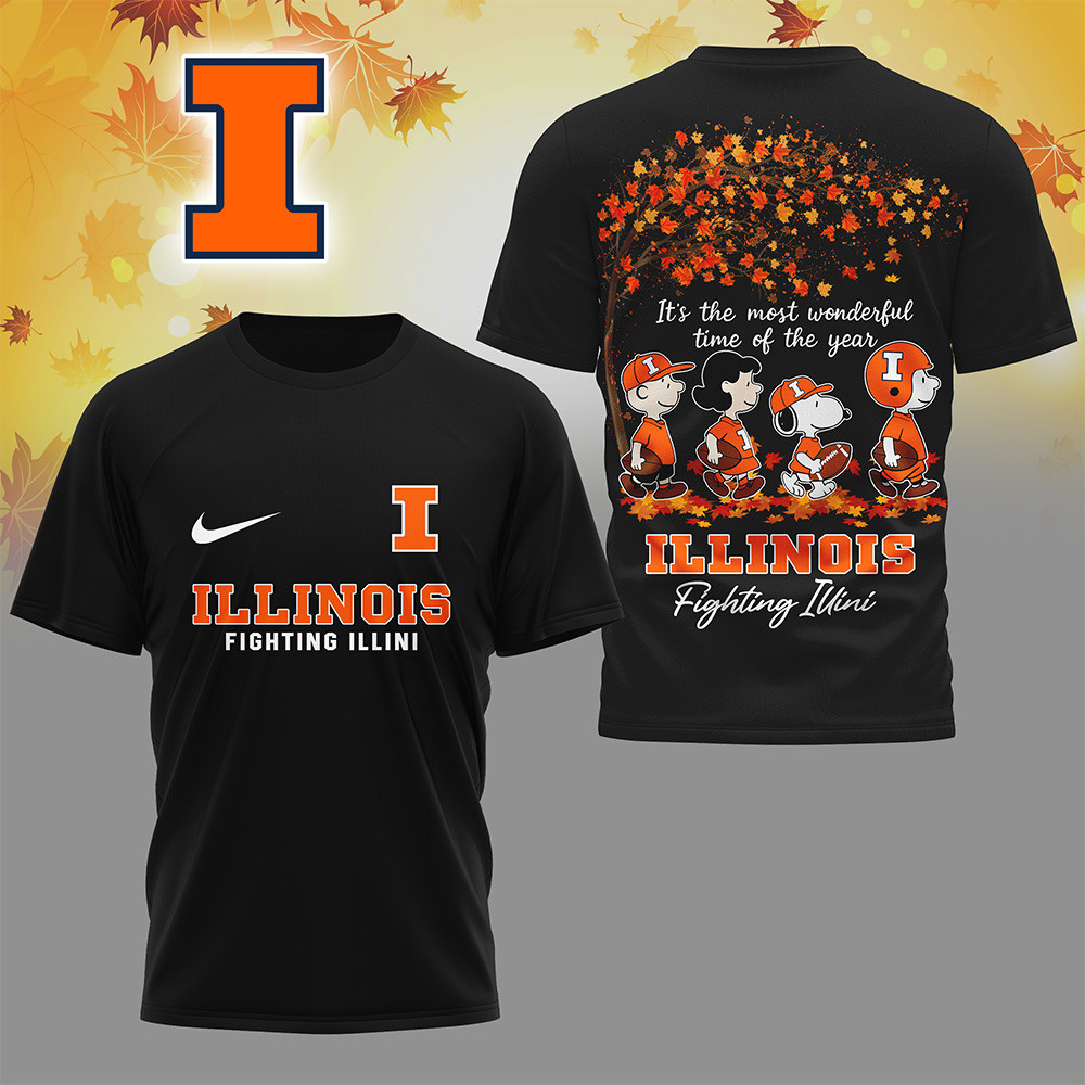Illinois Fighting Illini | Premium NCAA Fall Season 3D Shirt TTH2105238