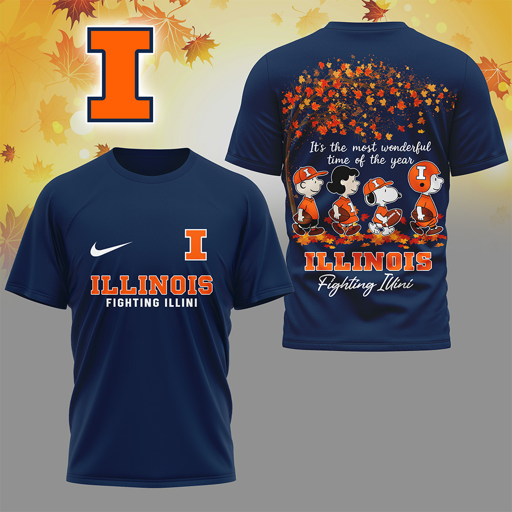Illinois Fighting Illini | Premium NCAA Fall Season 3D Shirt TTH2105238 - Image 2