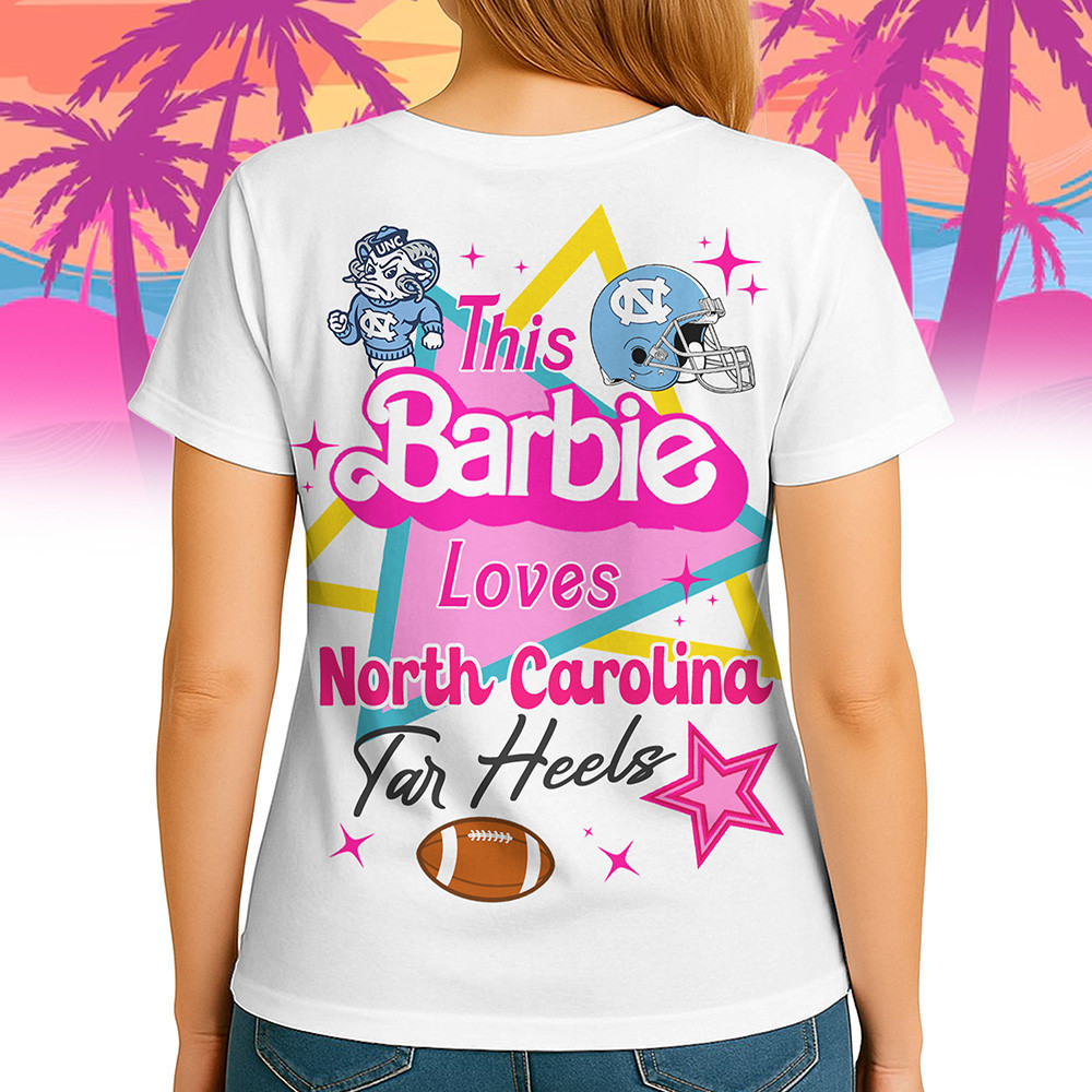 North Carolina Tar Heels | Premium NCAA Barbie Shirt TTH2105249