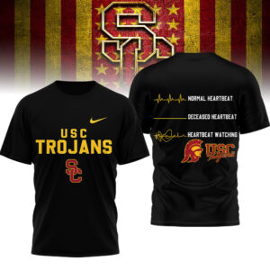 USC Trojans | Premium NCAA Heartbeat of True Fan 3D Shirt TTH2105258
