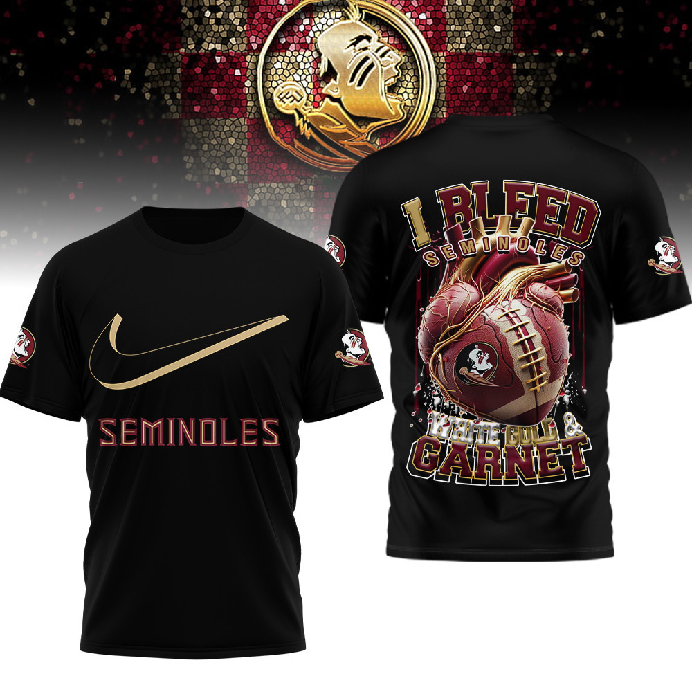 Florida State Seminoles | Premium NCAA I Bleed 3D Shirt TTH2105233