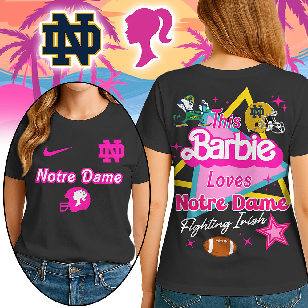 Notre Dame Fighting Irish | Premium NCAA Barbie Shirt TTH2105249 - Image 3
