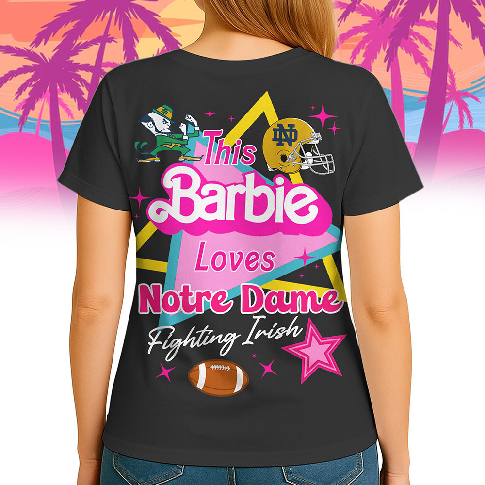 Notre Dame Fighting Irish | Premium NCAA Barbie Shirt TTH2105249 - Image 4