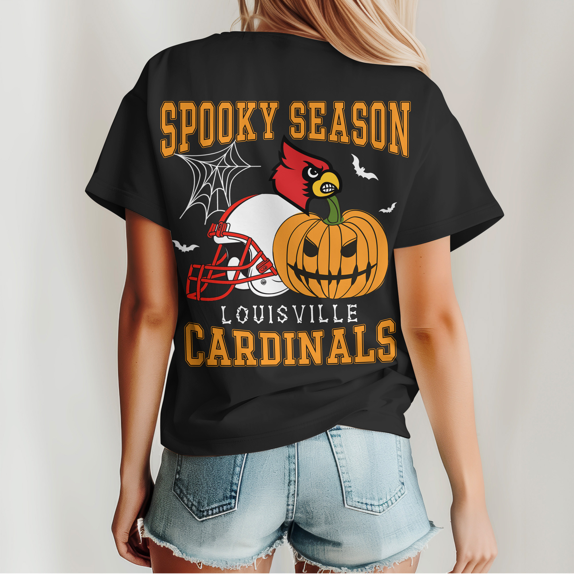 Louisville Cardinals | Premium Spooky Season Women’s Shirt TTH2105255 - Image 2
