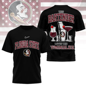 Florida State Seminoles | Premium NCAA Bartender Fan 3D Shirt TTH2105243