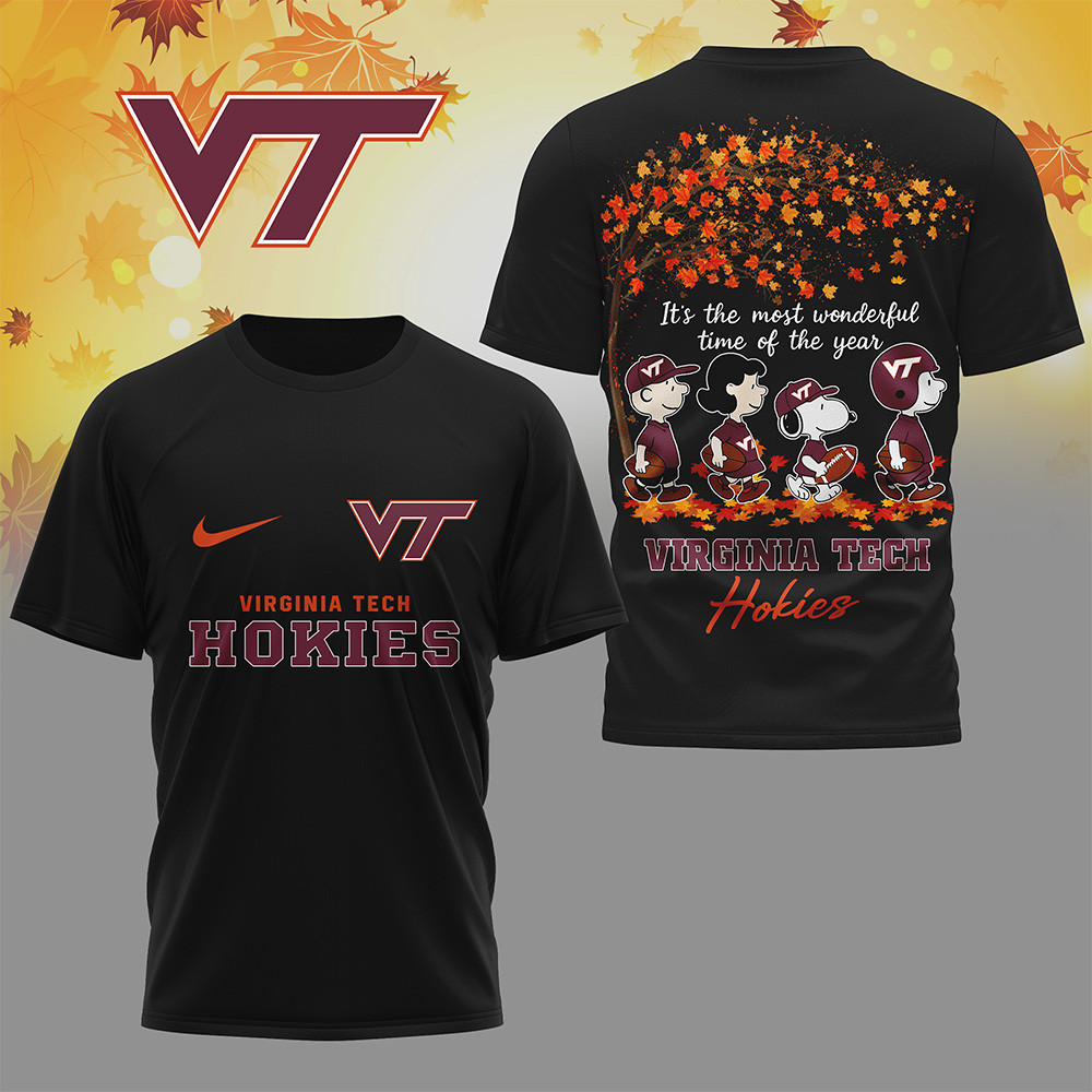 Virginia Tech Hokies | Premium NCAA Fall Season 3D Shirt TTH2105238