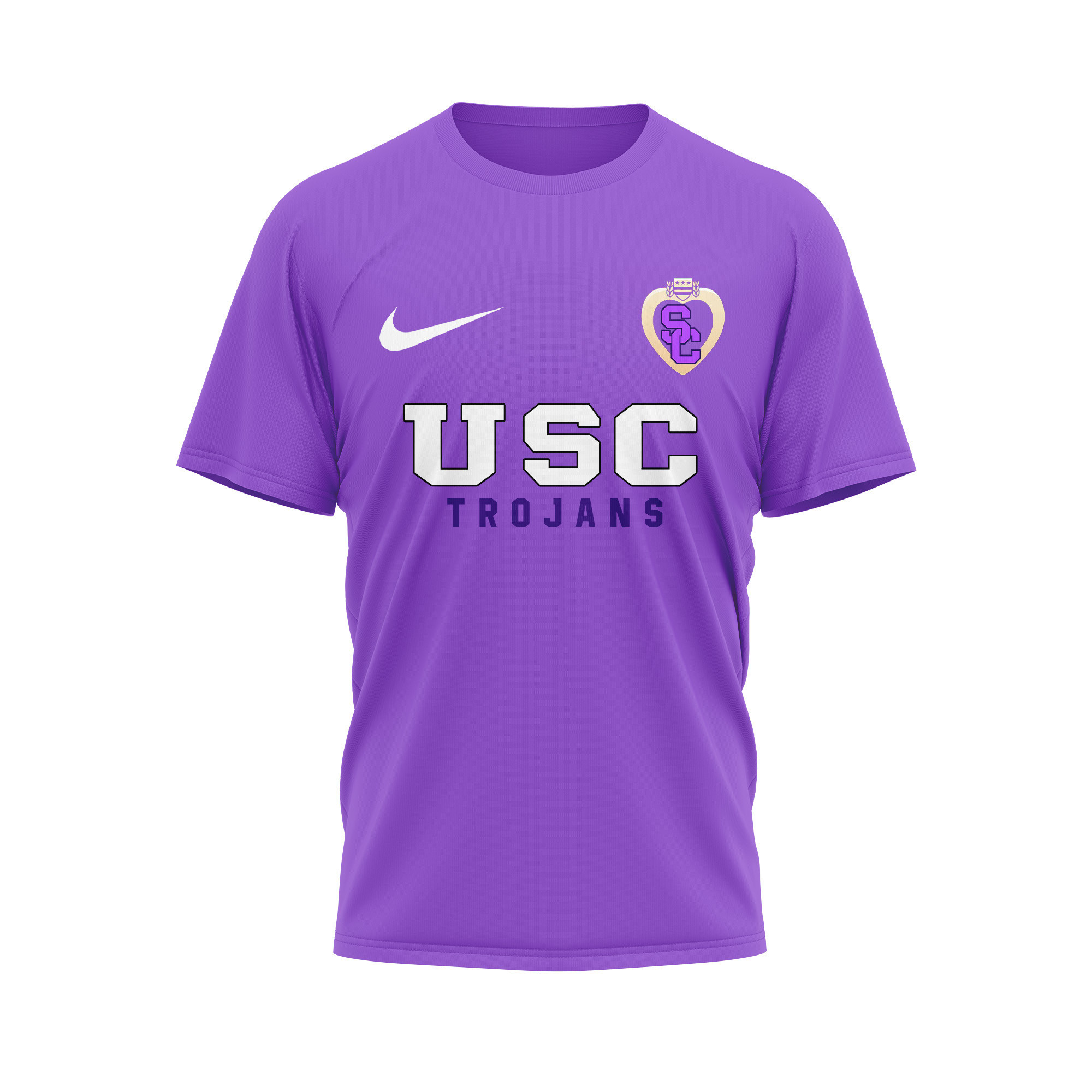 USC Trojans | Premium NCAA Purple Heart Day 3D Shirt TTH2105246 - Image 2