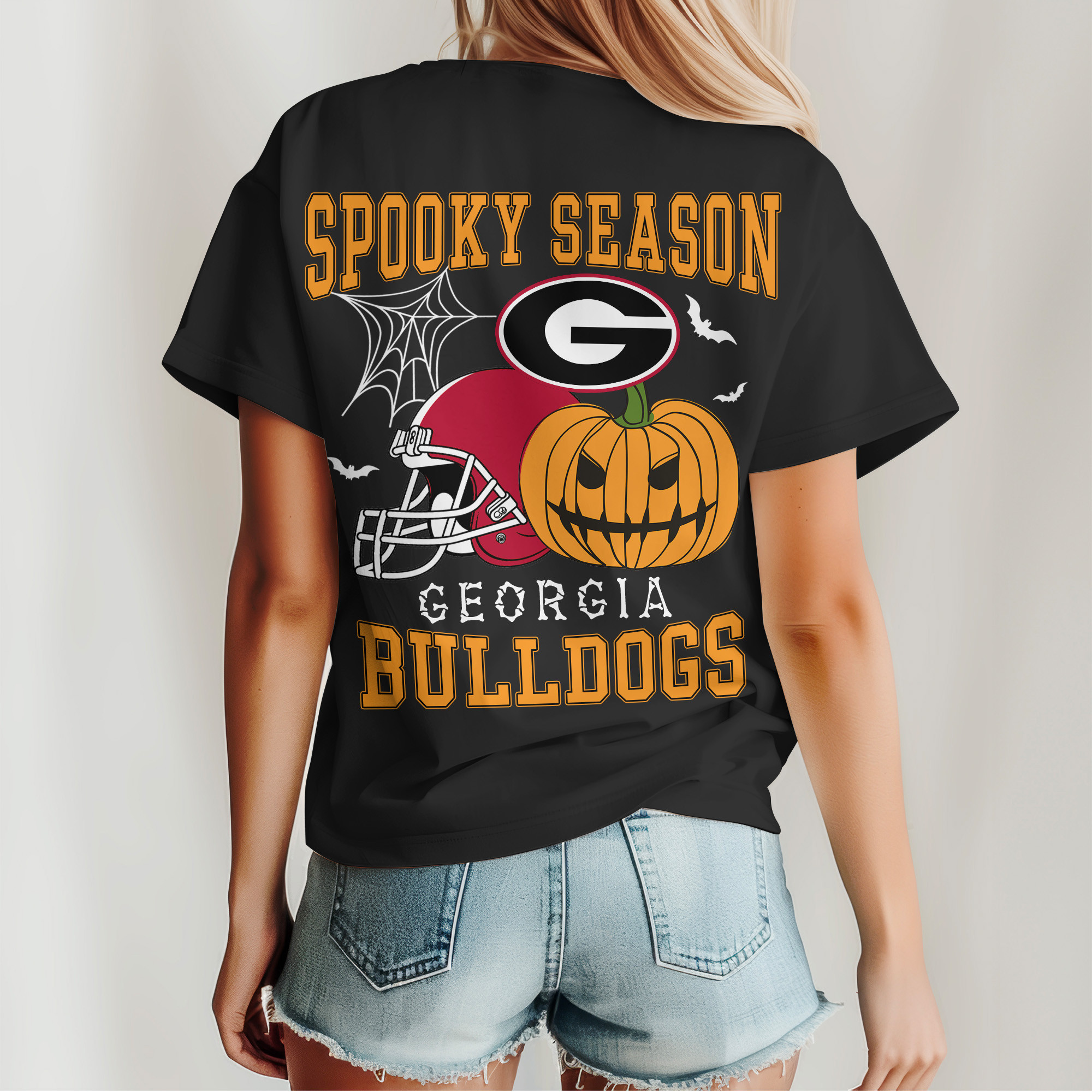 Georgia Bulldogs | Premium Spooky Season Women’s Shirt TTH2105255 - Image 2