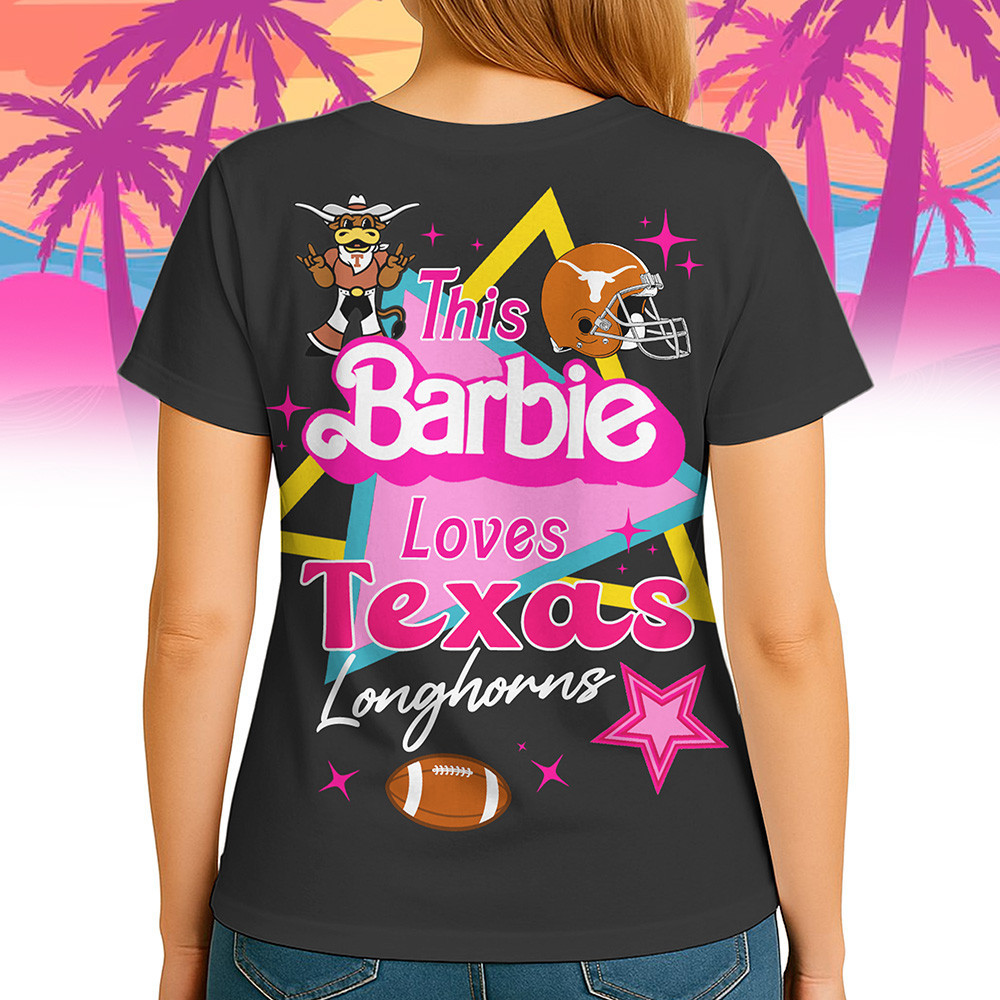 Texas Longhorns | Premium NCAA Barbie Shirt TTH2105249 - Image 4